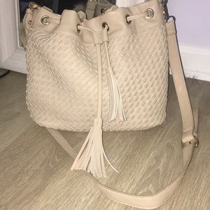 OVER THE SHOULDER AND/OR HOBO BAG- tan color